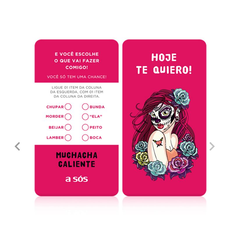 Gel Excitante Beijável Muchacha Caliente Morango - 8g - Image 3