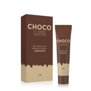 Gel Lubrificante Beijável Chocolub Chocolate - 15 g