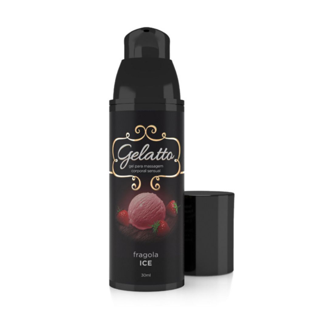 Gel Lubrificante Beijável Gelatto Fragola - 30ml - Image 2